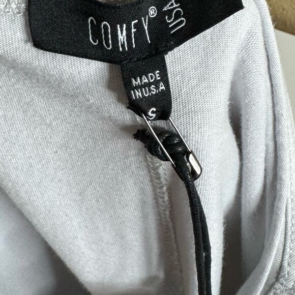 Comfy USA Gray 3/4 Sleeve T-Shirt Women’s Size Small New Minimalist - Picture 8 of 10